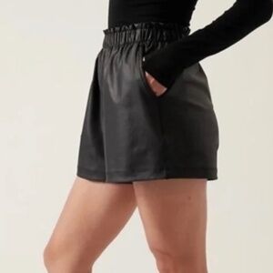 Athleta Black Gleam Short Medium